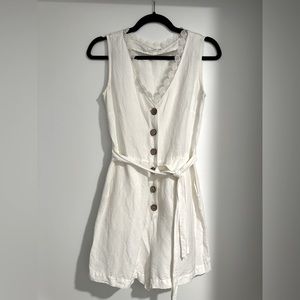 Mango Linen Romper size XS